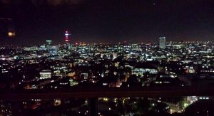Sky view at night, La Nuit at Galvin Windows