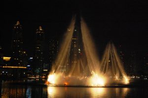 Dubail mall water fountain show