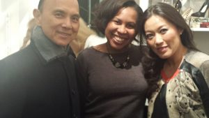 Lucy Choi and Jimmy Choo at Connaught Street London