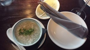 Fish soup, Hutong, The Shard