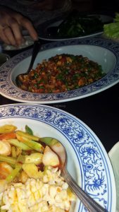 minced chicken, Hutong