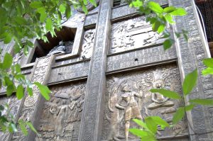 Gangaramaya temple, wall carvings