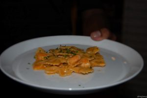 prawn pasta, la tavolata, oro 1889