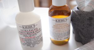 keihl's ultra facial moisturizer and candula cleanser