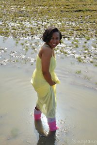 yellow dress by F&F Tesco