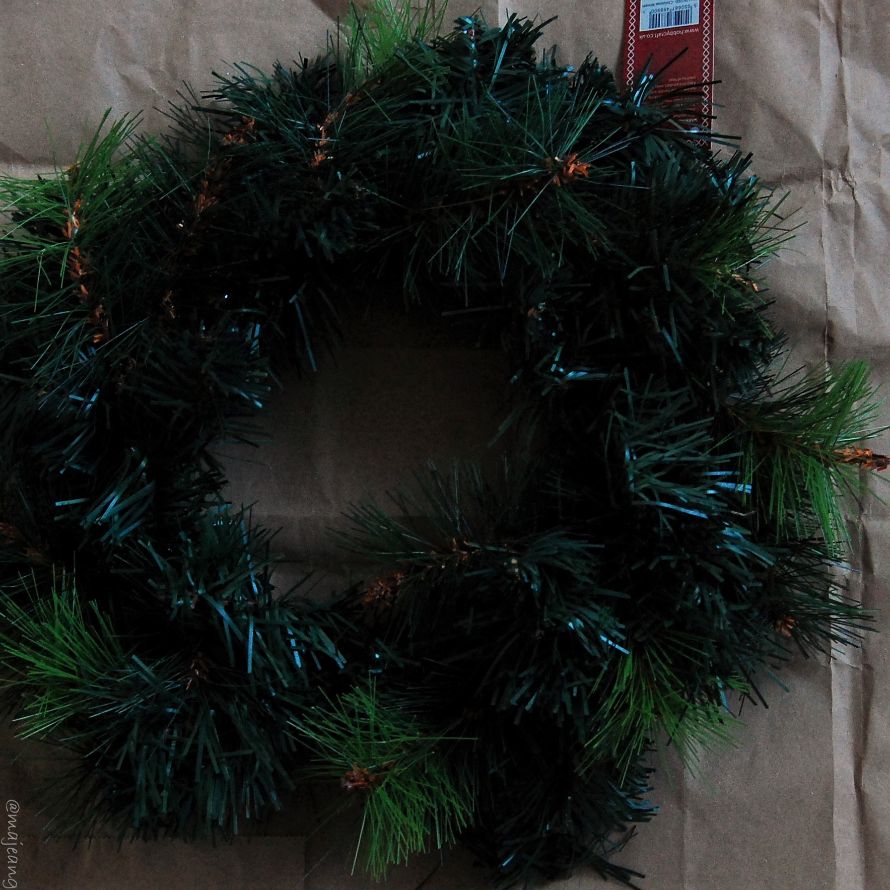 diy wreath plain wreath