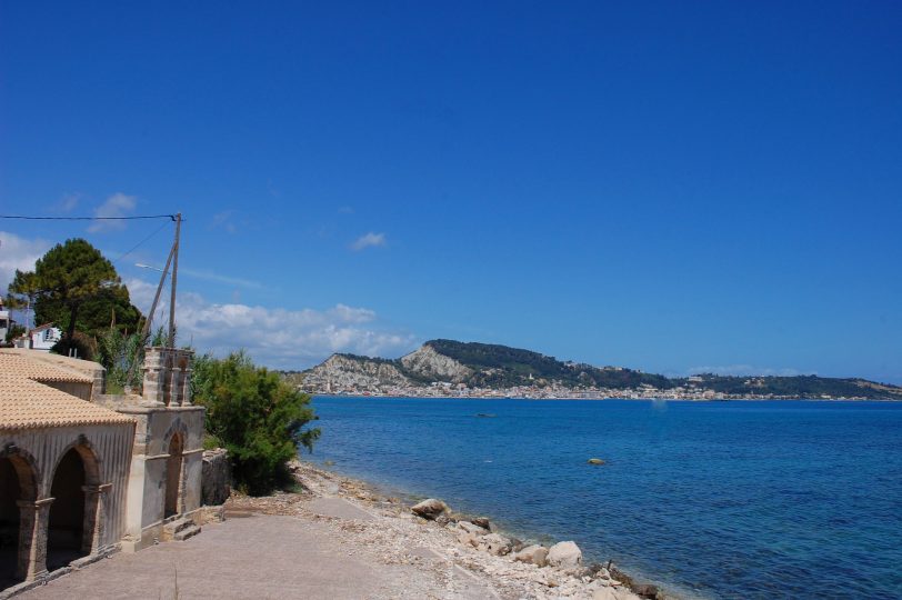 picture postcards from zante- views from Argassi