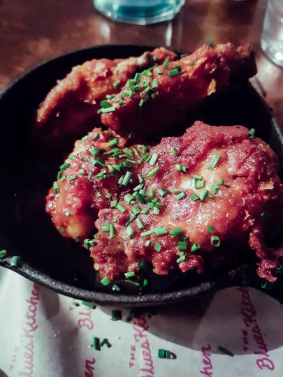 blues kitchen brunch - chicken wings