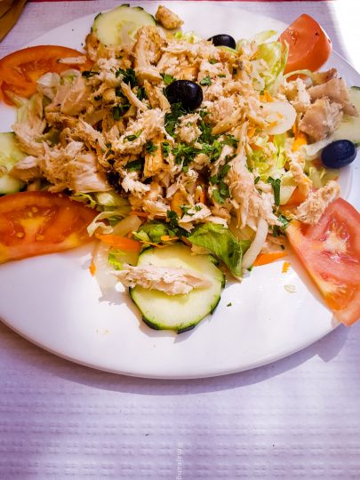 What to eat in Lisbon- tuna salad