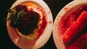 100 hoxton tapas style- beet root