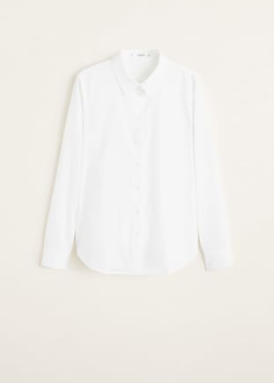 spring edit mango essential range- white shirt