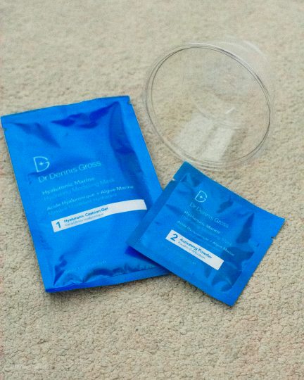 Reviewing 3 Dr Dennis Gross products - hyaluronic marine face mask