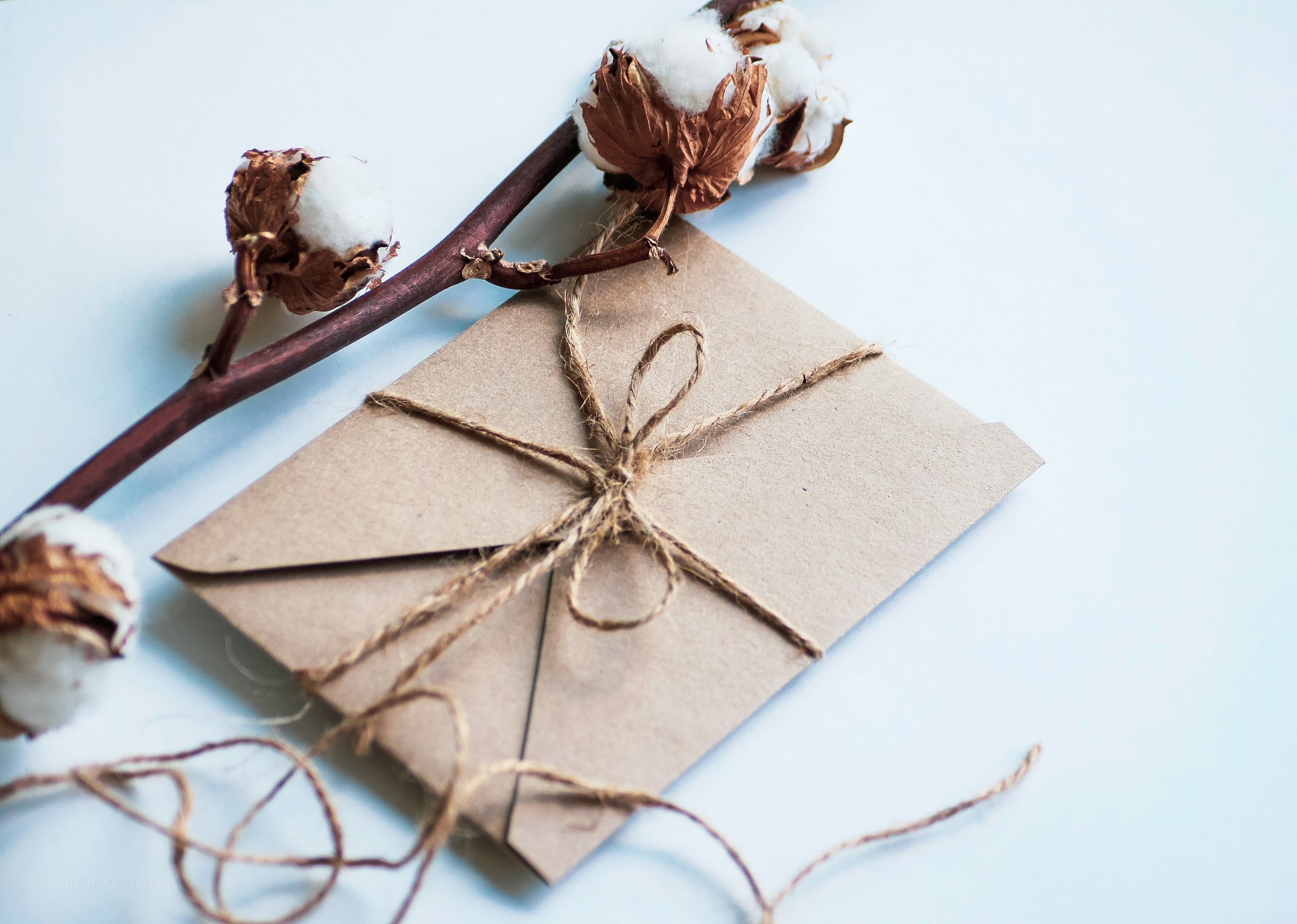 Ultimate Christmas 2020 gift guide - wrapped present with brown paper and twine
