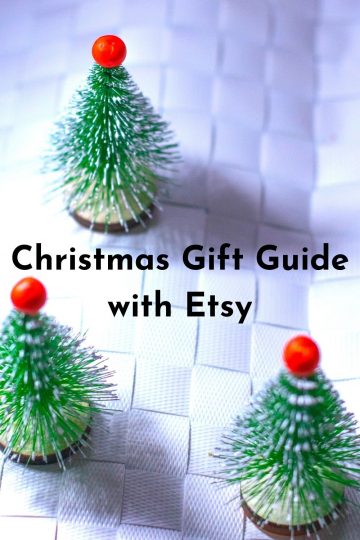 Christmas gift guide with Etsy on majeang.com