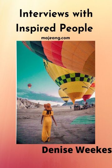 Interviews with inspired people, featuring Denise Weekes - majeang.com